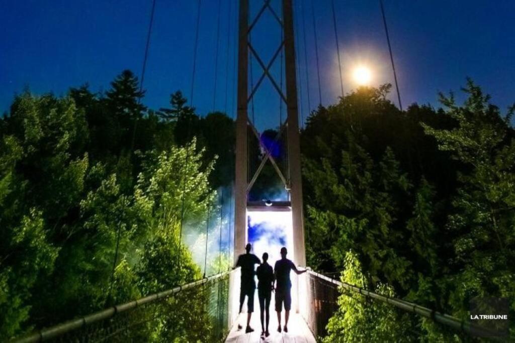 *Nouveauté* Foyer au bois, Plage, Montagne et + Magog Extérieur photo