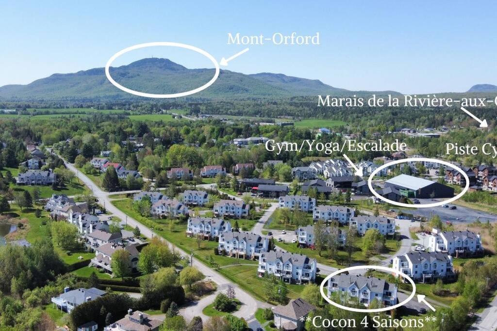 *Nouveauté* Foyer au bois, Plage, Montagne et + Magog Extérieur photo