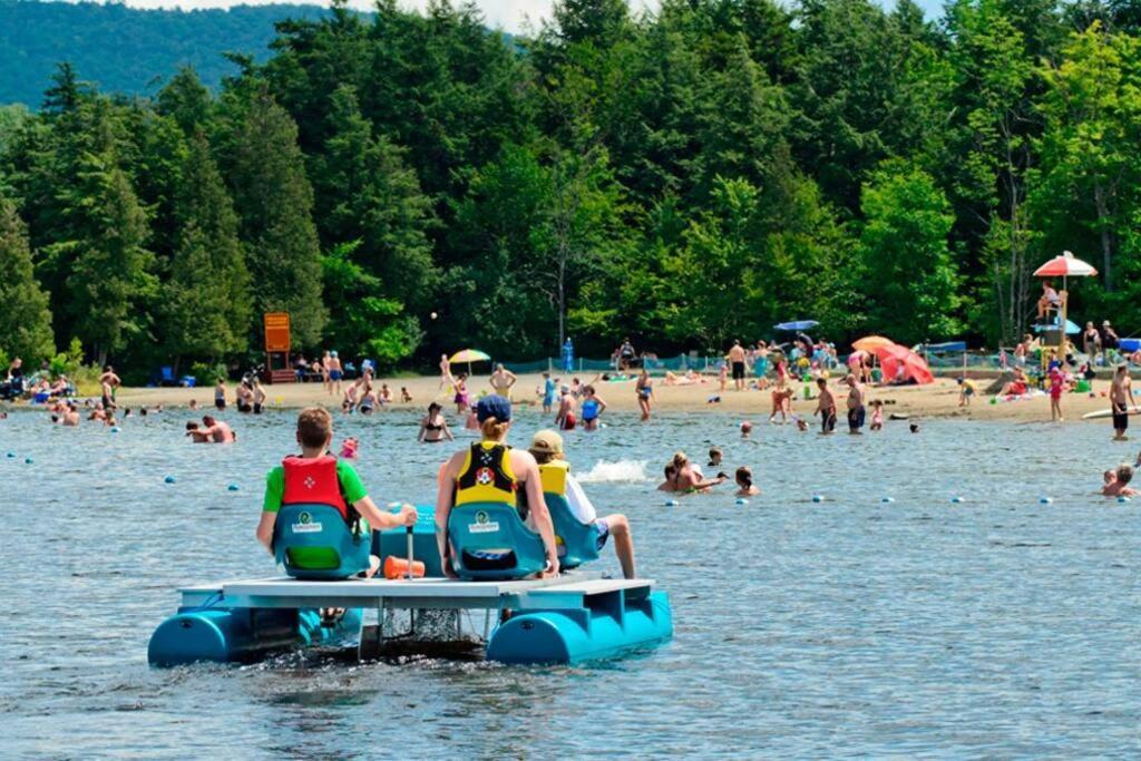 *Nouveauté* Foyer au bois, Plage, Montagne et + Magog Extérieur photo