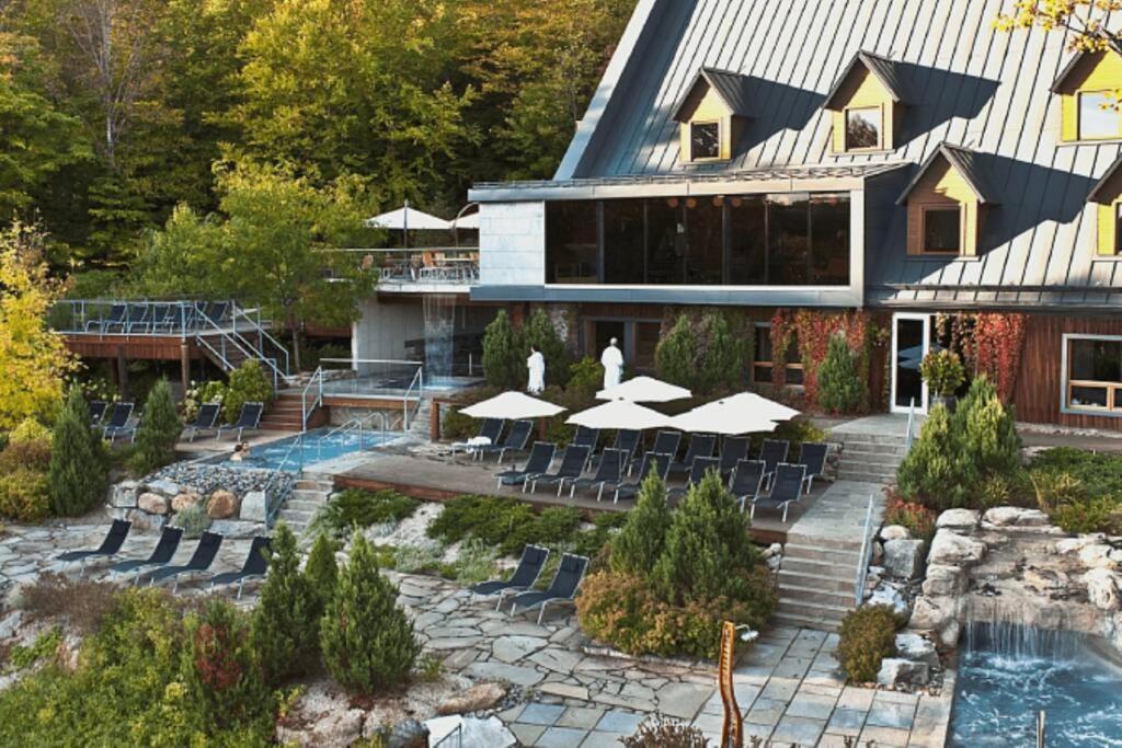*Nouveauté* Foyer au bois, Plage, Montagne et + Magog Extérieur photo